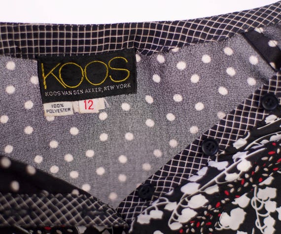 Koos Vintage Polka Dot Tunic Dress - image 5