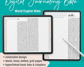 Digital Journaling Bible WEB voor iPad en GoodNotes
