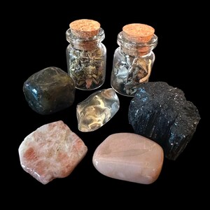 Total Solar Eclipse-Charged Crystal Kit for Grounding