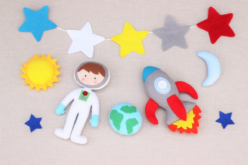 PlanetasRegalo MontessoriCohete FieltroJuguete PersonalizadoEducativoAstros Astronauta Sistema Espacial SolarJuguetes Y Yf7gyb6v