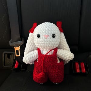 crochet bunny plushie