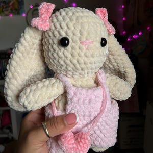 crochet bunny plushie