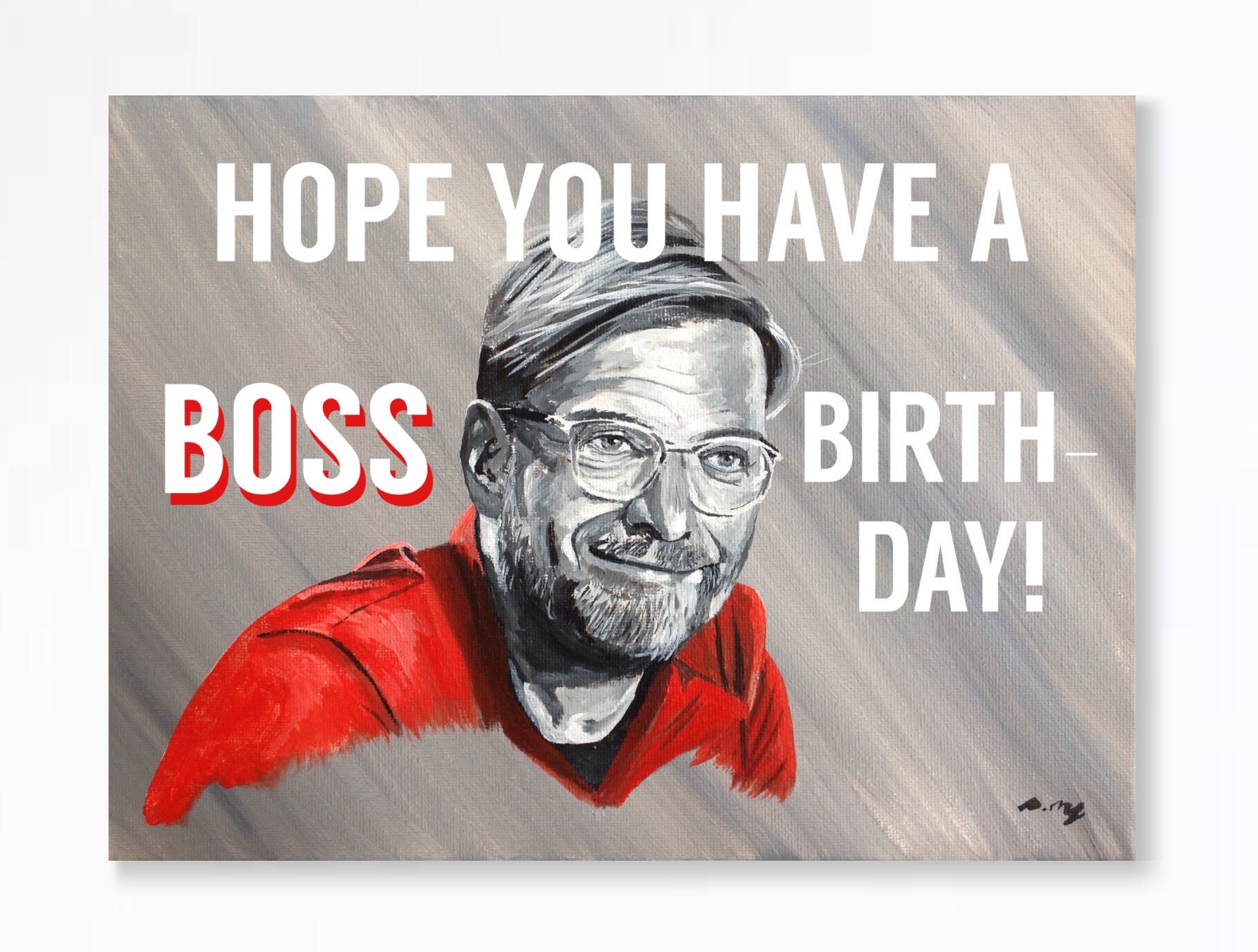 JURGEN KLOPP Birthday Card Liverpool FC Birthday Card Have - Etsy UK