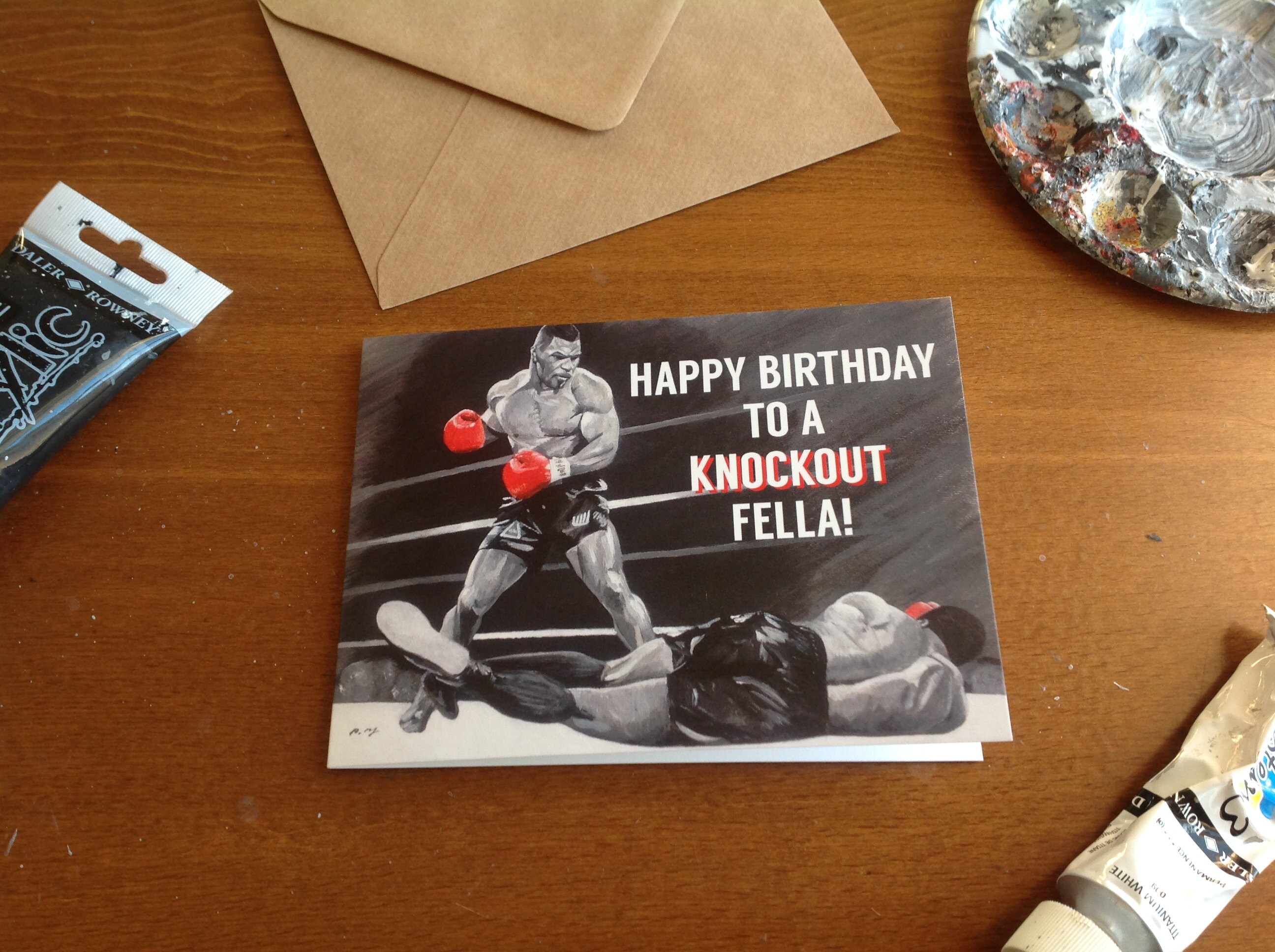 MIKE TYSON Birthday Card Boxing Birthday Card Birthday - Etsy Norway