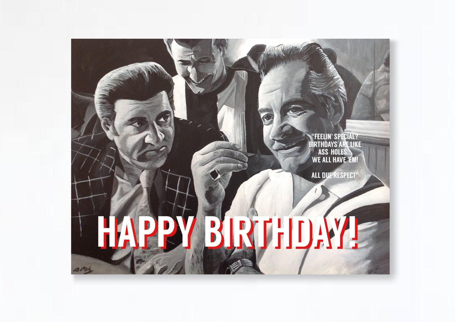 SOPRANOS Birthday Card Paulie Walnuts Birthday Card Silvio Etsy Australia