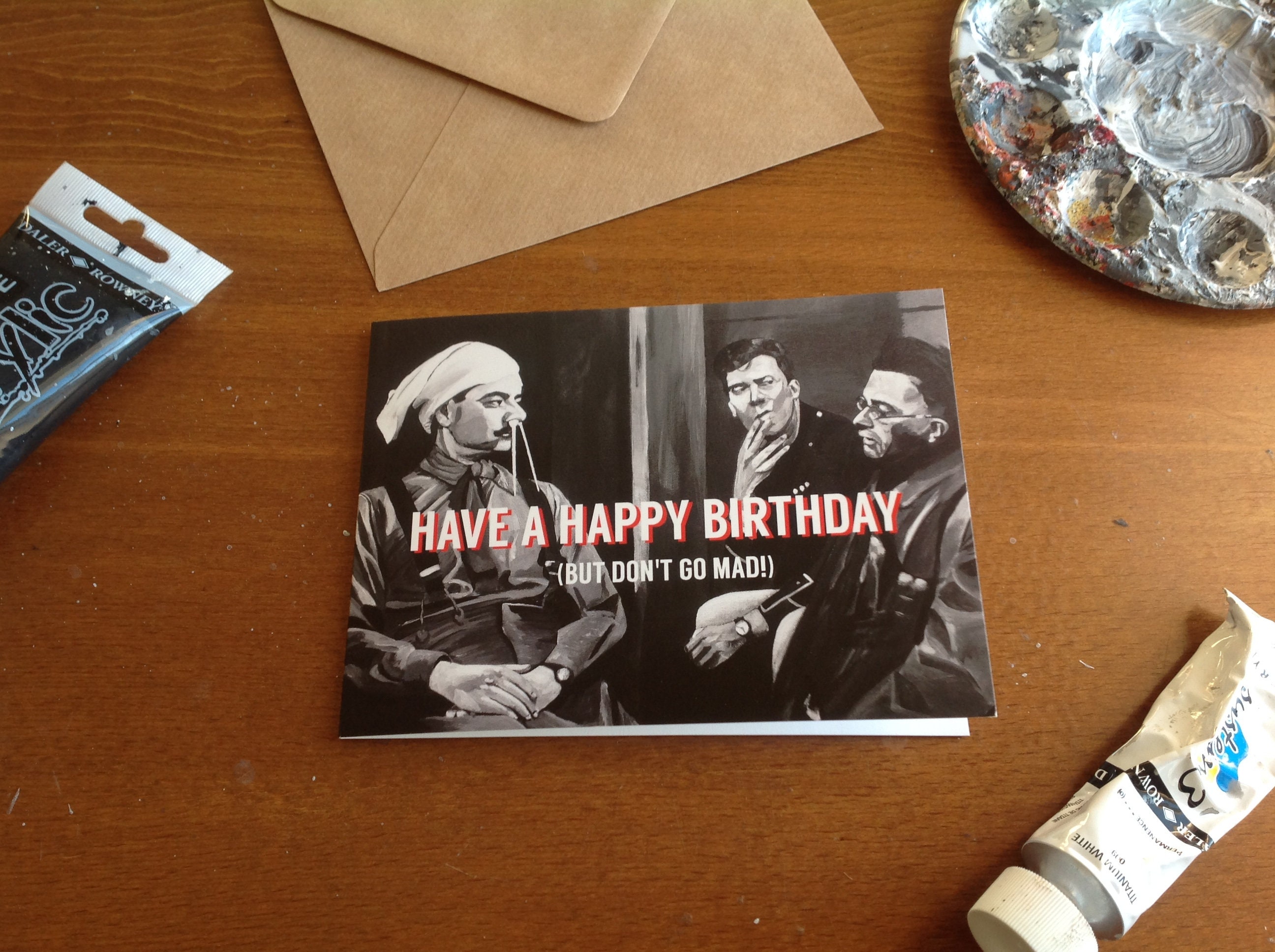 BLACKADDER Birthday Card Blackadder Goes Forth Wibble - Etsy Canada
