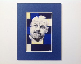 SEAN DYCHE fridge magnet - Everton fridge magnet - EFC manager Sean Dyche - small gift for Everton fans - Everton prints - Sean Dyche print