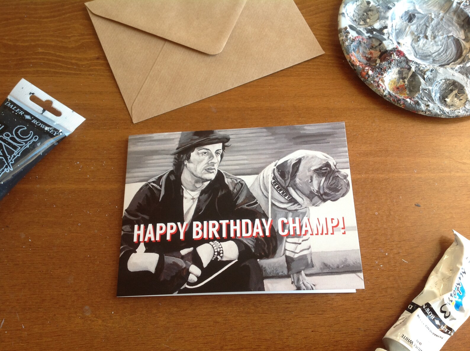 ROCKY BALBOA Birthday Card Rocky Greeting Card Rocky and | Etsy