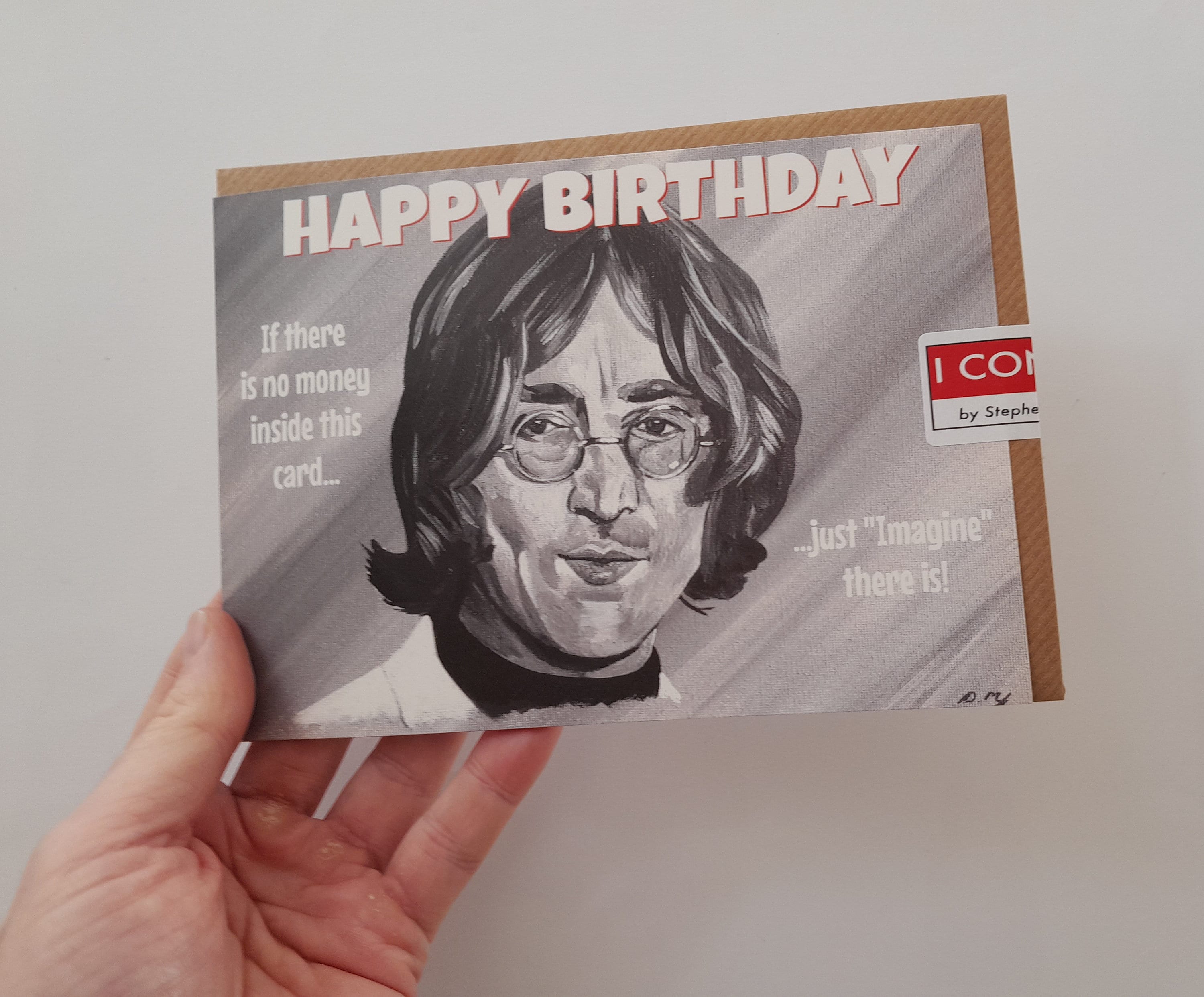 大感謝祭 John Lennon サイン入りポスターカード G1I22425si il_fullxfull.4307036731_aozz.jpg