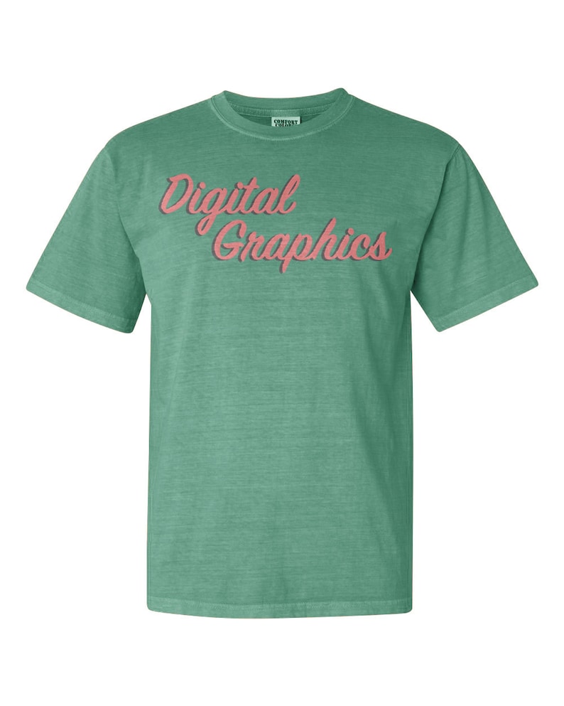 Download Comfort Colors 1717 T-shirt mock-up short sleeve crew-neck ...