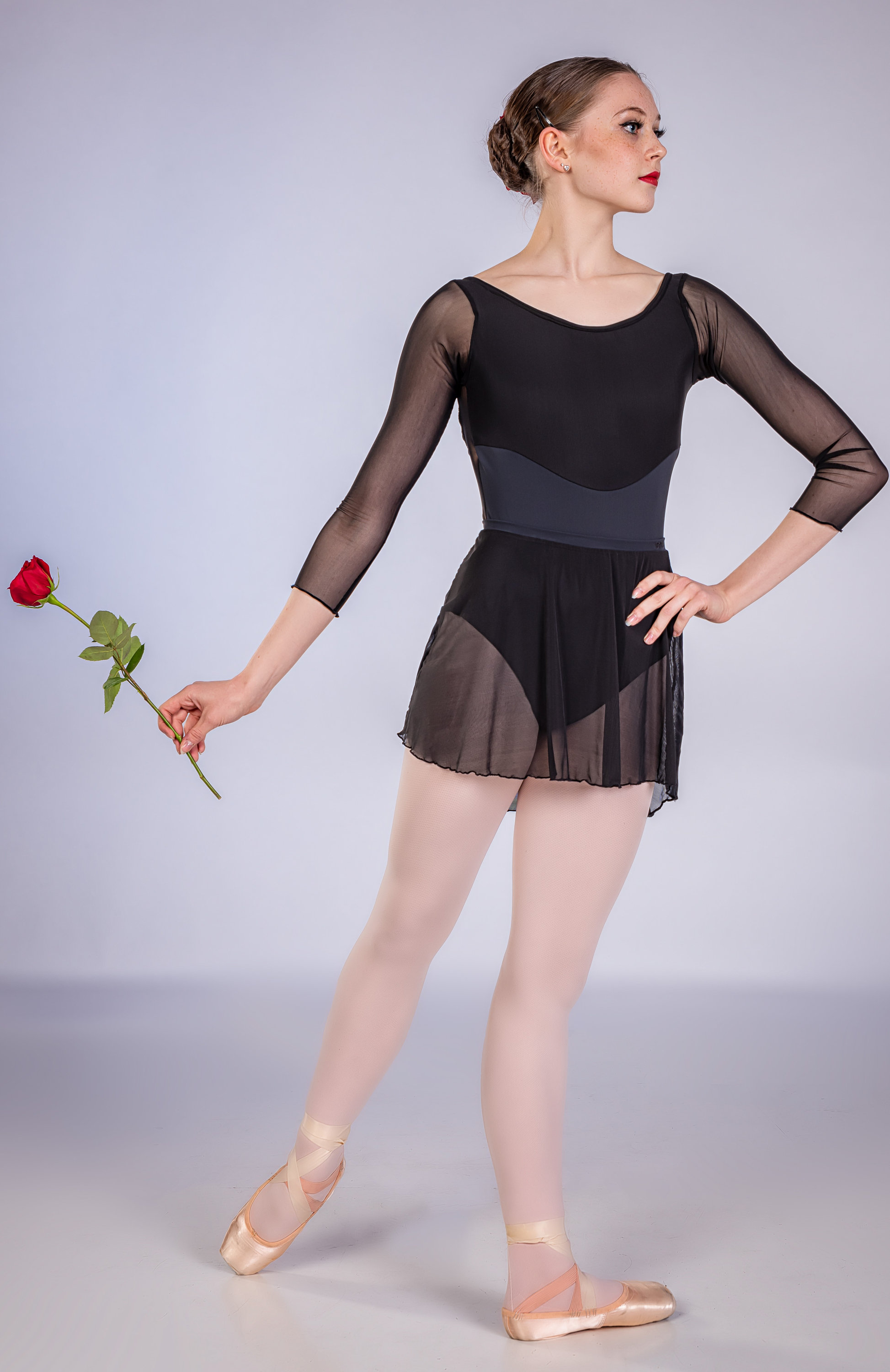 Leotard with Mesh Dress main image 0