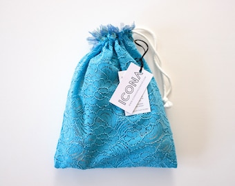 Turquoise Pointe Shoe Bag