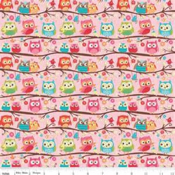 Ready To Ship Pink Owl Valance Girl S Valance Nursery Etsy