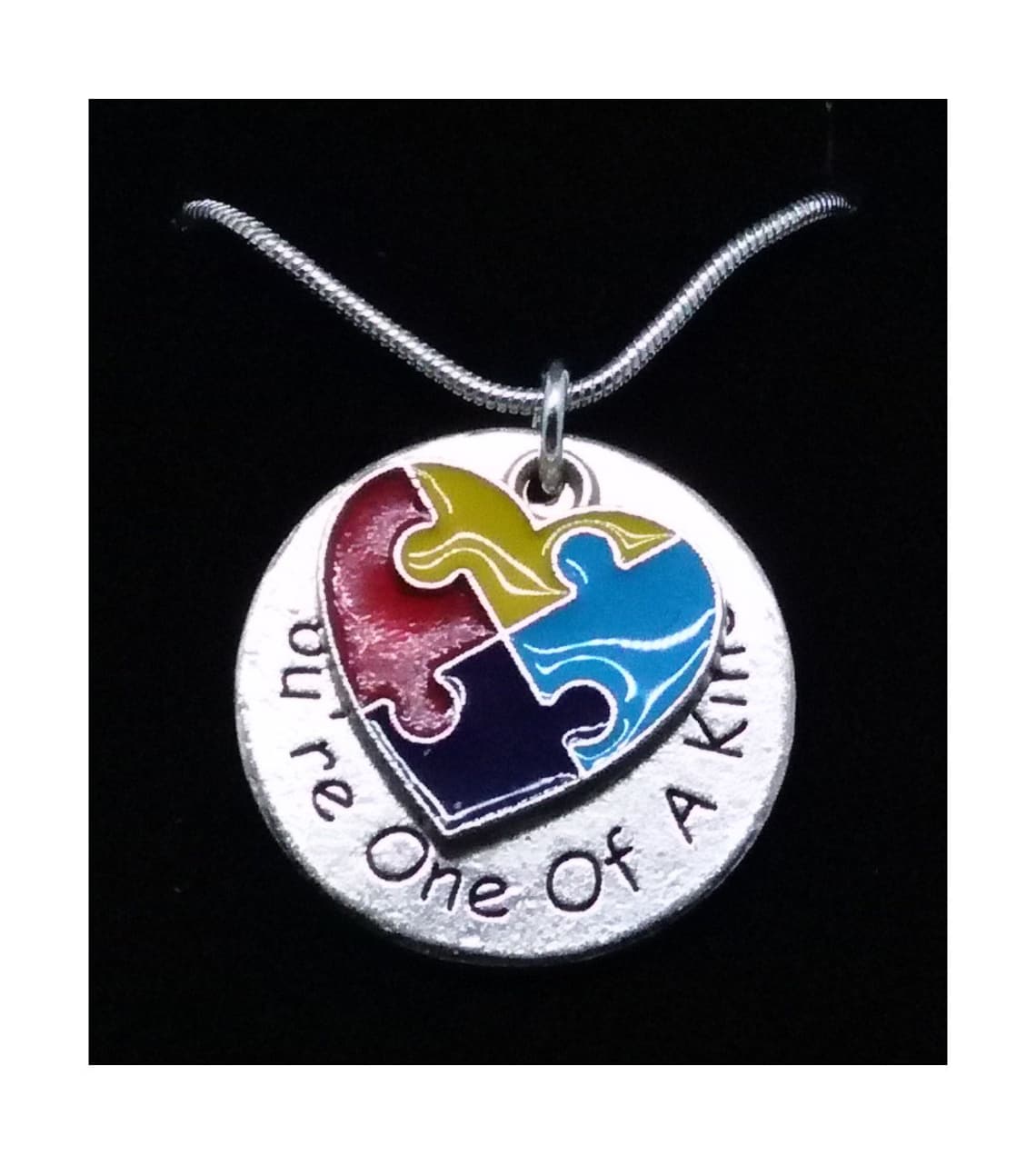 Autism Awareness Necklace Autism Jewelry You're One of A Etsy