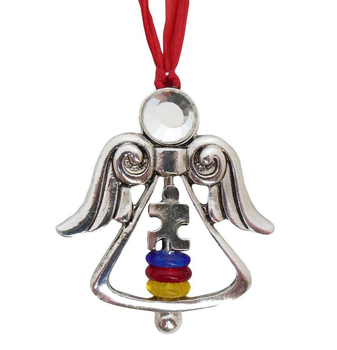 Autism Awareness Ornament, Autism Christmas Ornament, Puzzle Piece ...
