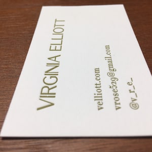 Luxury Business Cards - Letterpress — LETTERING BY GRG