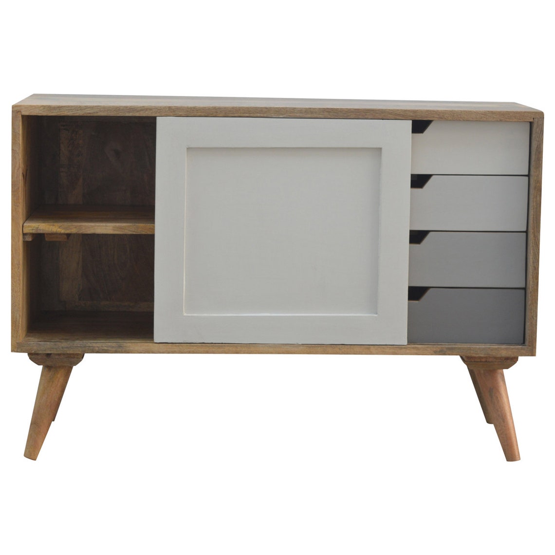Oslo Range Media Unit Grey Tv Unit Wooden Tv Unit Wooden Etsy UK
