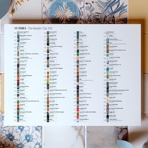 Lista definitiva de los 100 mejores libros del New York Times: clasificación minimalista y lista de verificación para lectores apasionados