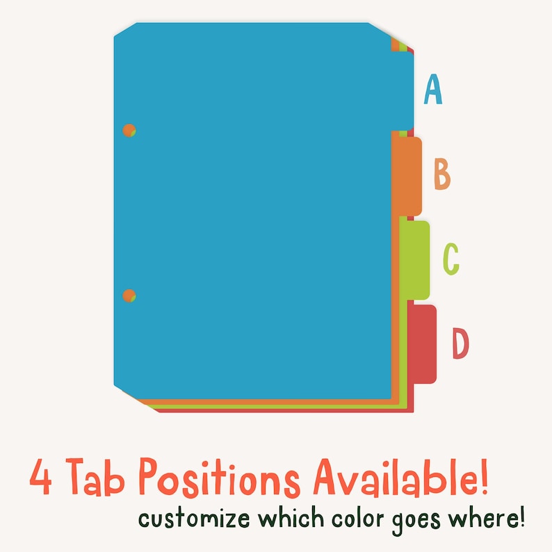 Customizable Yoto Card Binder Dividers | Color-coded, Reusable Tabs - Etsy