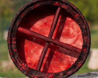 13" Goat Hide Shaman Drum – Birch Frame Ritual Drum