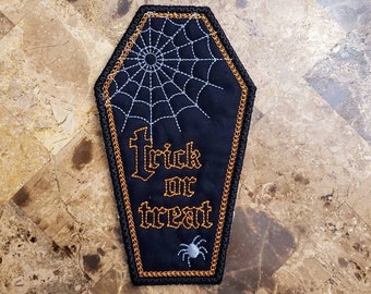 Halloween Mug Rug - Ideal Gift for Coffee and Tea Lovers - Fabric Coaster