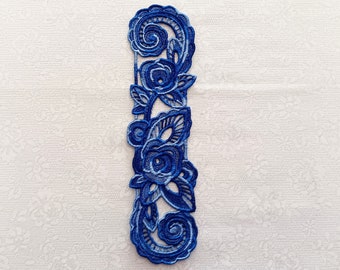 Roses Lace Bookmark Machine Embroidered Free Standing Lace FSL Book Mark Book Lover Gift Reading Present