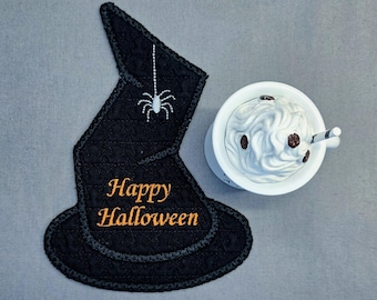 Witch's Hat Mug Rug - Perfect Coffee or Tea Lover's Gift