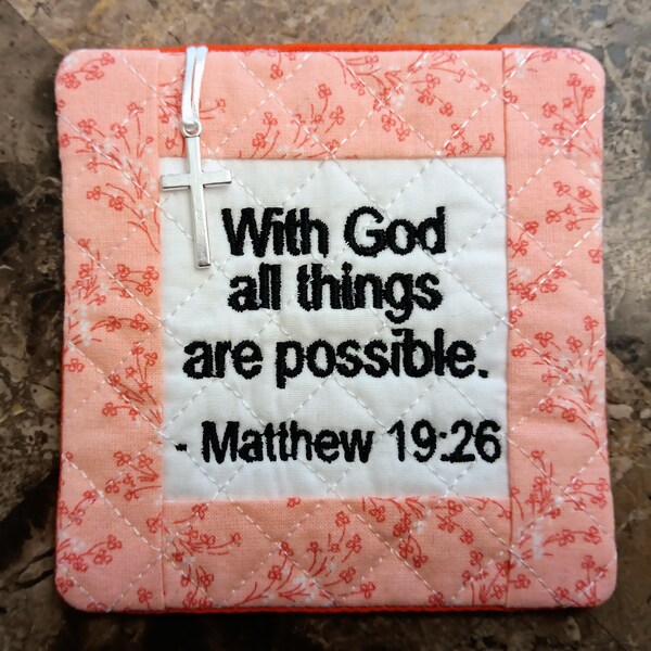 Pocket Prayer Quilt Poem Etsy