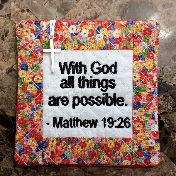 Pocket Prayer Quilt Poem Etsy