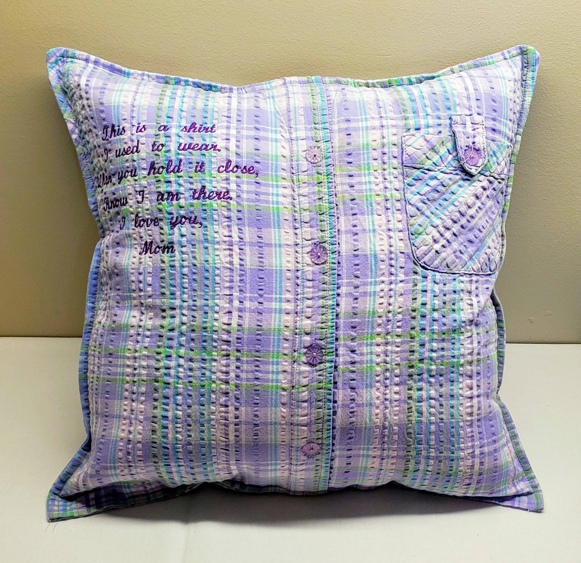 t shirt memory pillow