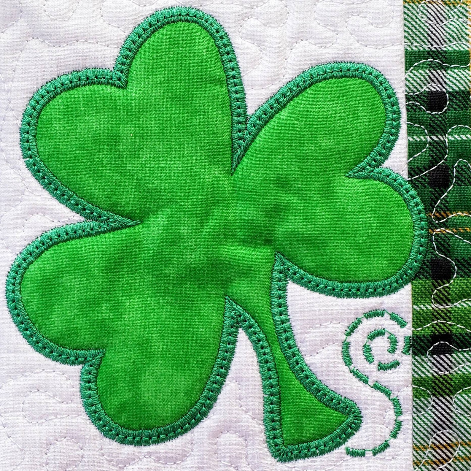 free machine embroidery st patricks day