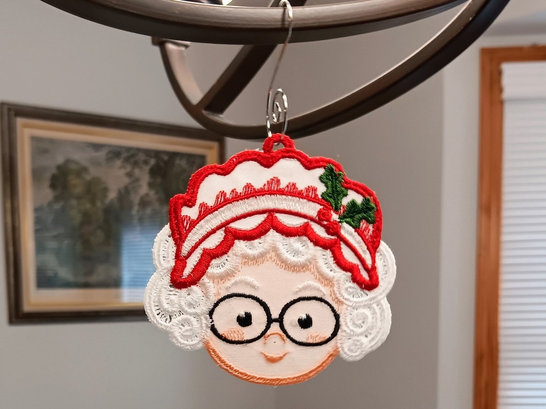 Mrs Claus Christmas Ornament 