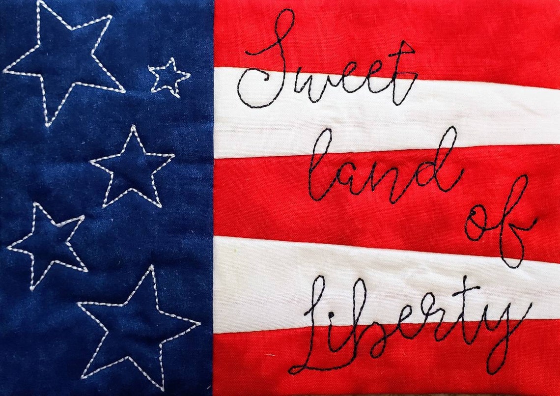 Patriotic Mug Rug 4th of July Mug Rug From Kimberbell's Etsy