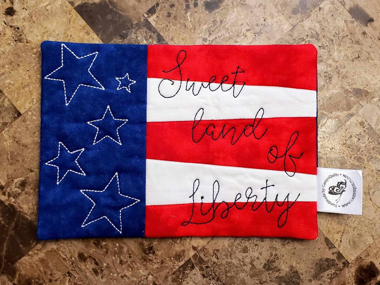 Patriotic Mug Rug 4th of July Mug Rug From Kimberbell's Etsy