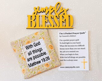 Pocket Prayer Quilts