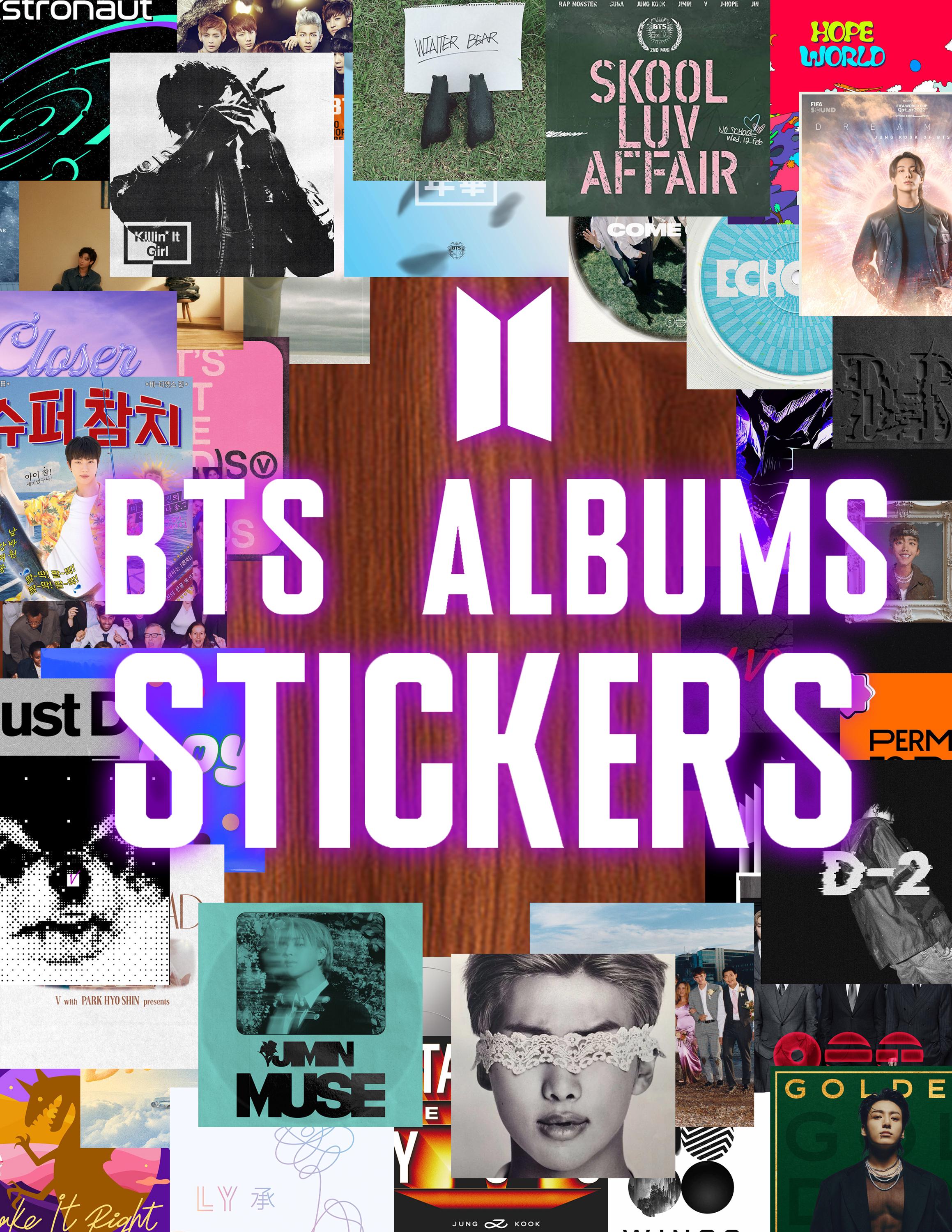 BTS ALBUM COVER STICKER まとめ売り Bts Album Cover Stickers - Etsy