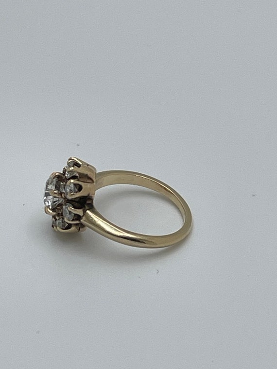 Antique Diamond Engagement Ring - image 3