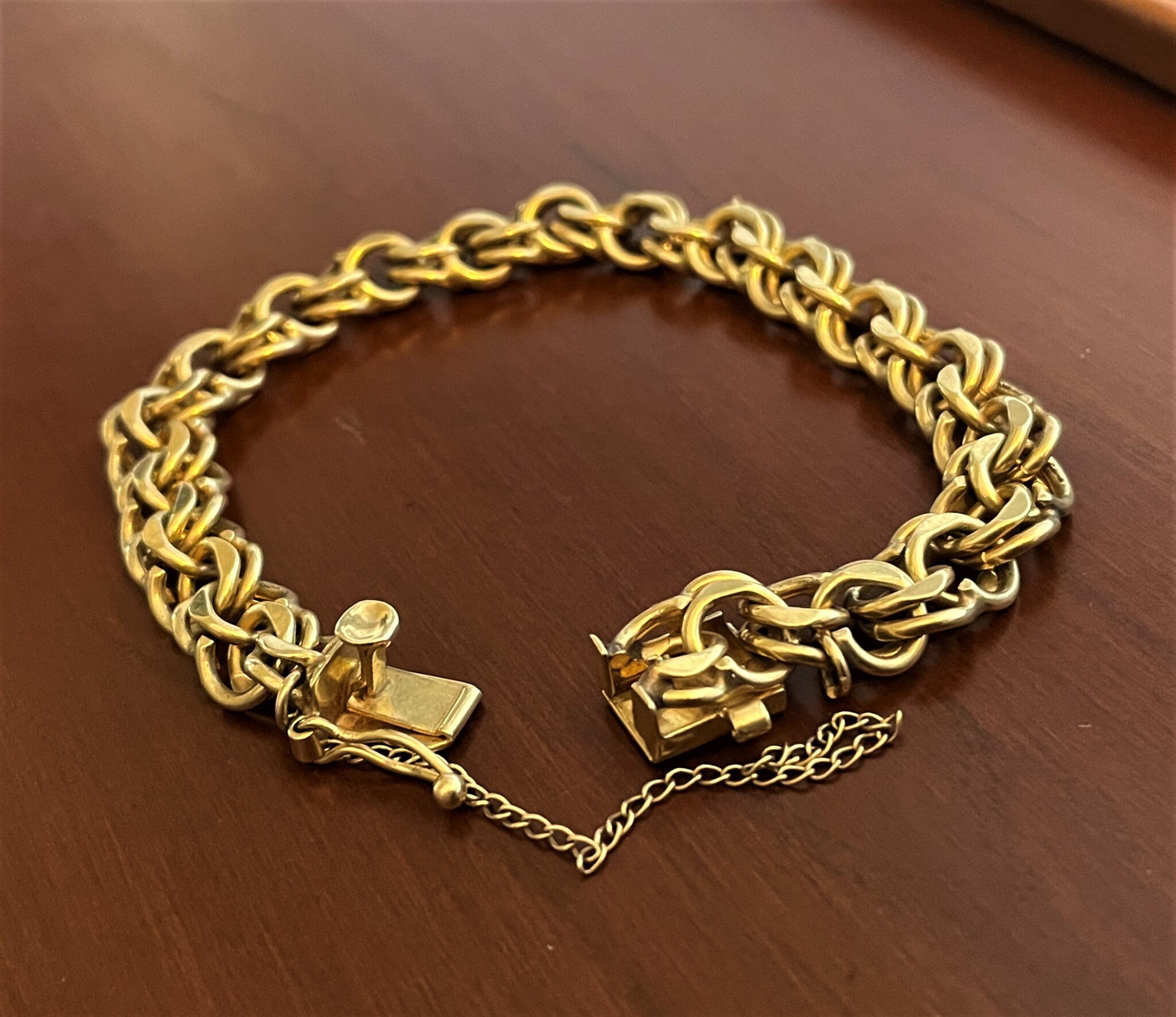 Vintage 14K Gold bracelet de charme Etsy