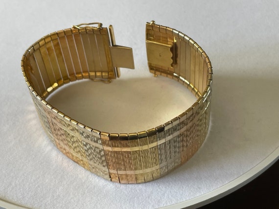 Bracelet in 18K Tricolor Gold