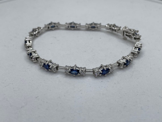 Sapphire and Diamond Bracelet - image 1