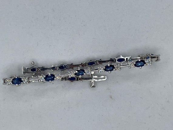 Sapphire and Diamond Bracelet - image 2