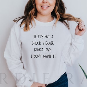 Gossip Girl Shirt Chuck and Blair Xoxo womens Shirt Women s