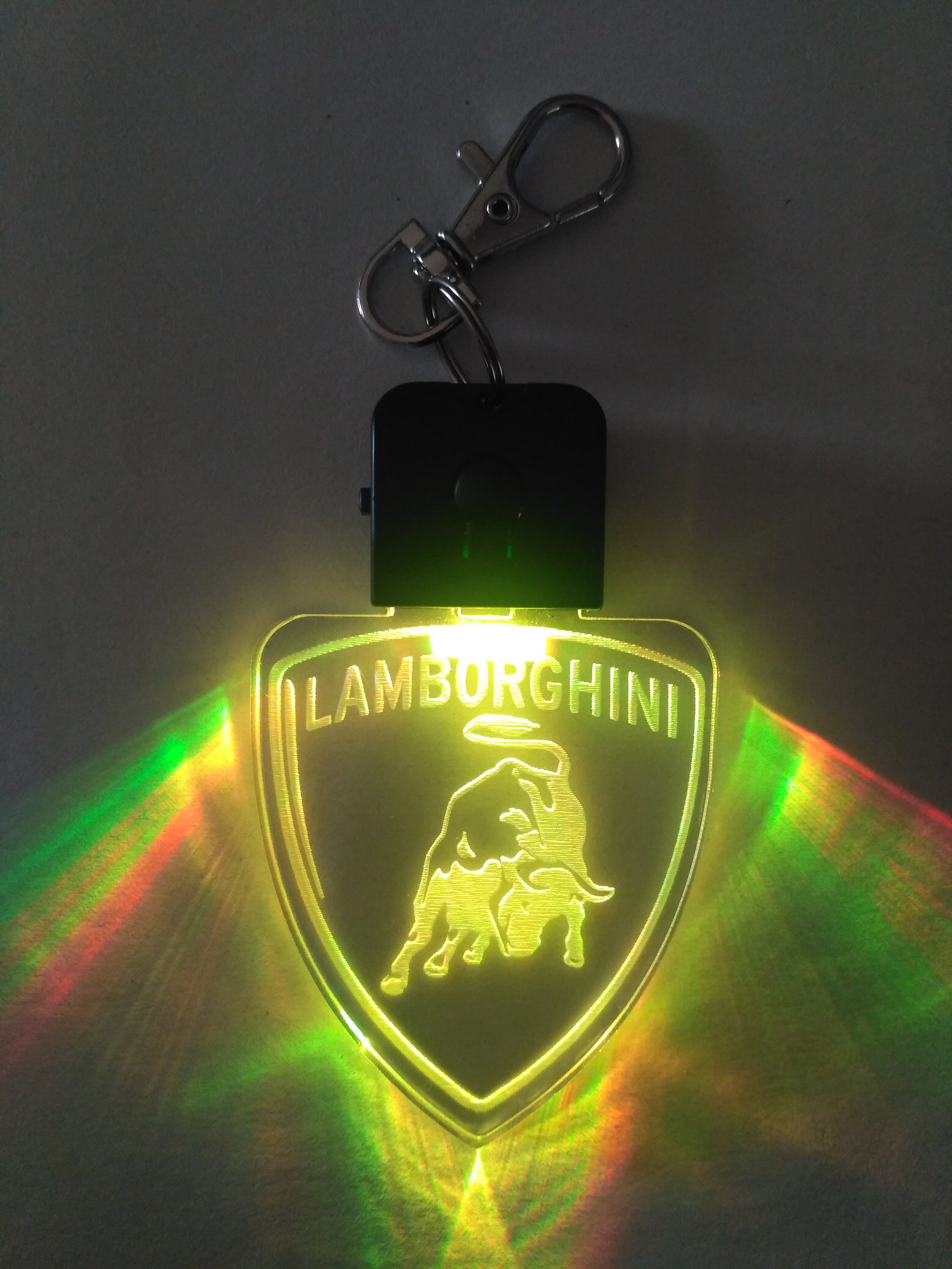 Porte-clés Voiture Lamborghini - Accessoire Auto Avec Logo, Design Métal, Cadeau Pour Fan De Sportive