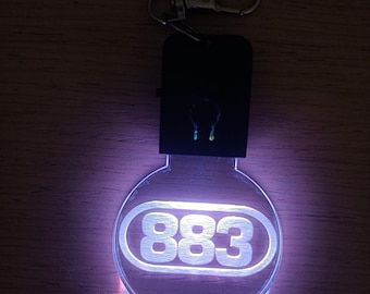 883 LED light keychain, gift idea