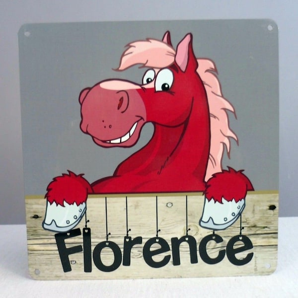 Personalised Pony sign, Horse Plaque, Stable name plate, Tack Room Sign