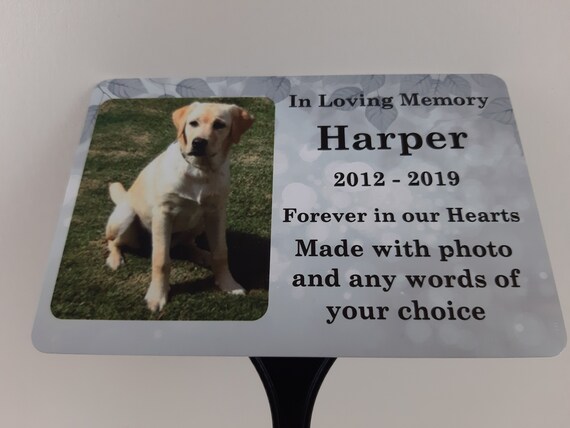 personalized pet memorial plaques