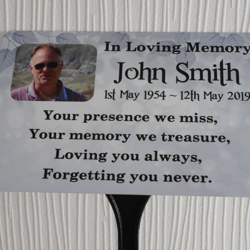 Photo Memorial Plaque - Etsy