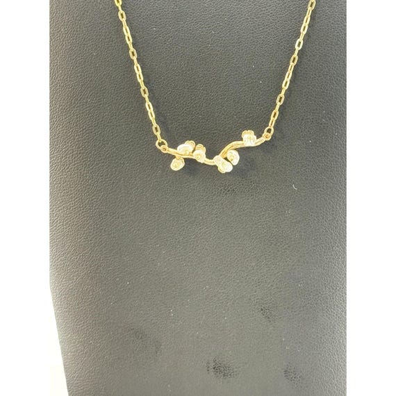 Michael Michaud Jasmine Single Branch Pendant Nec… - image 2