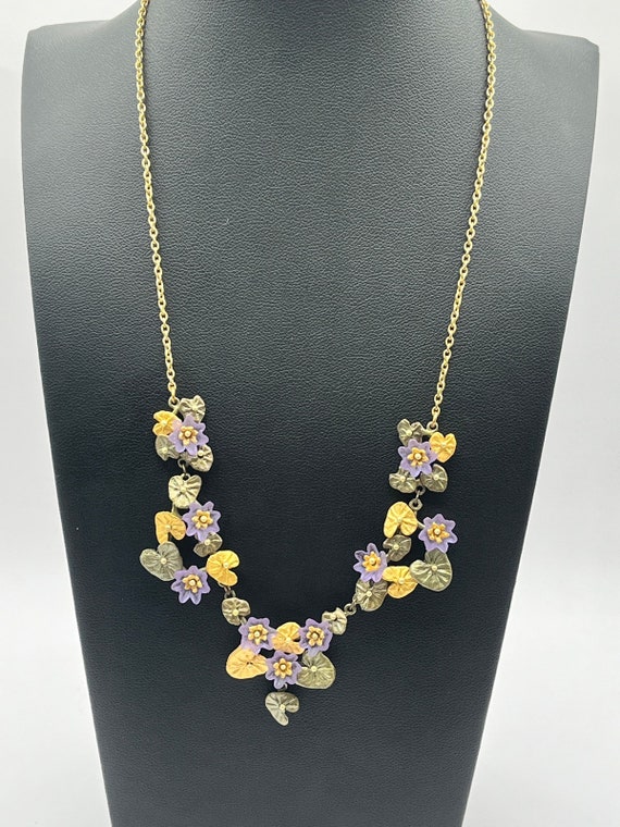 おお】マイケルミショー ボックスウッド ブロンズ淡水パールイヤリング