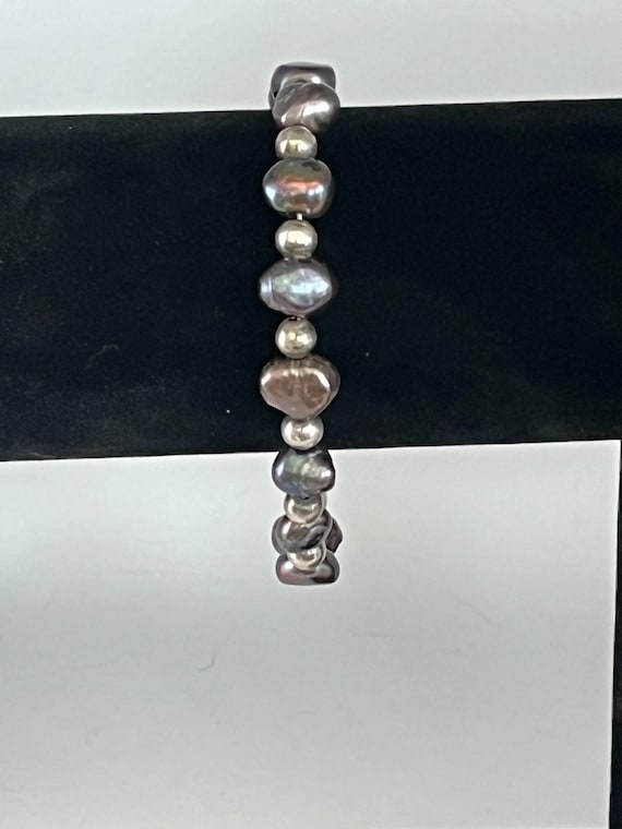925 Sterling Silver Silpada Beaded Bracelet